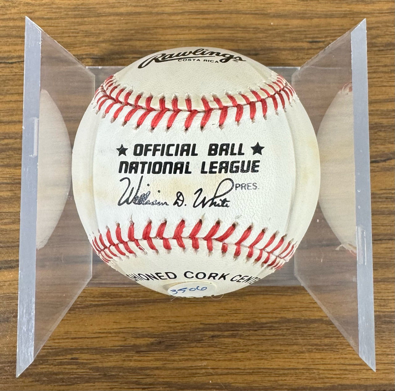 Hank Aaron Signed Autographed Rawlings ONL Baseball JSA