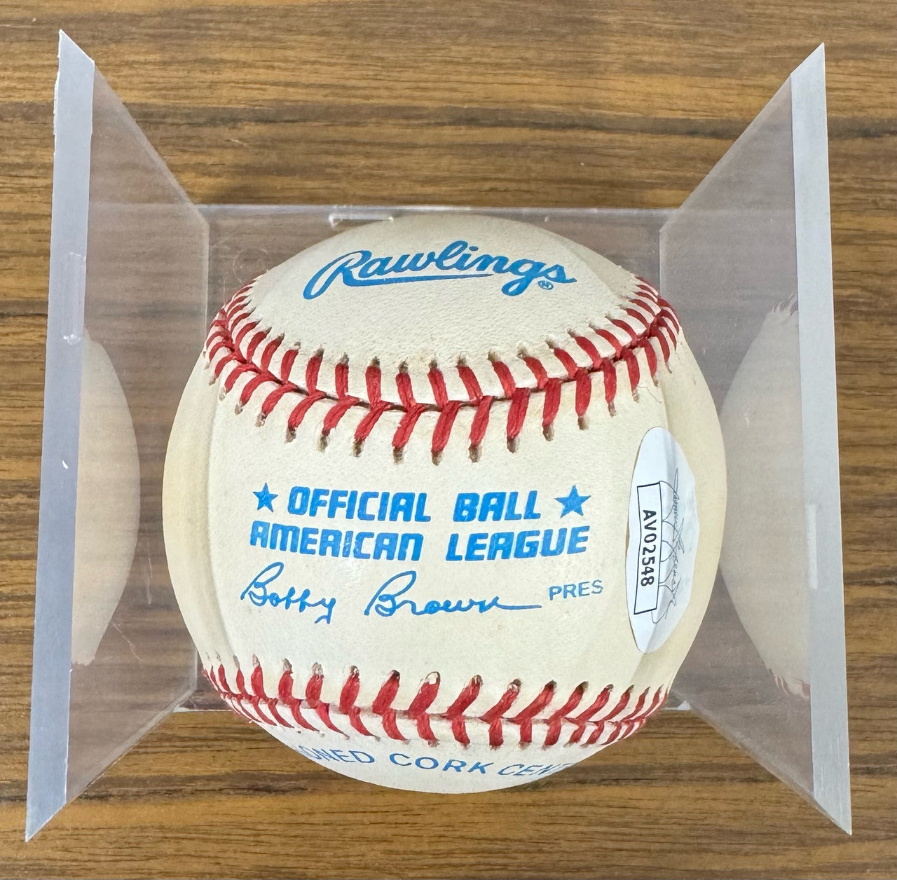 Al Kaline Signed Autographed Rawlings OAL Baseball JSA