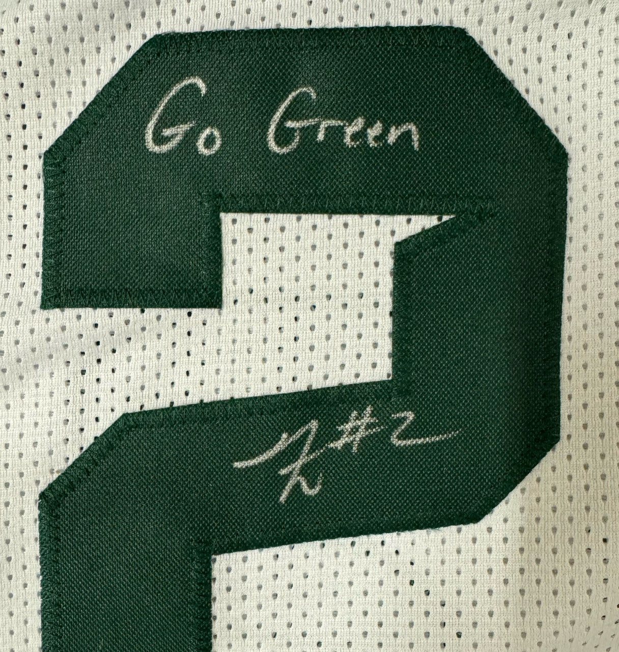 Tyson Walker Signed Autographed White Jersey Inscribed
