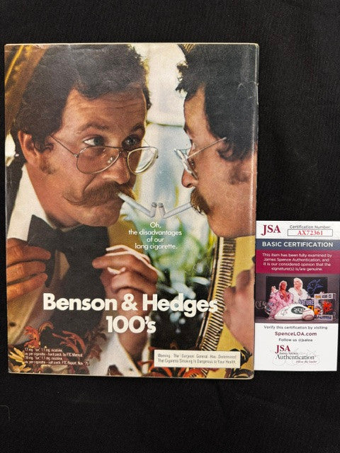 Joe Morgan Signed Autographed 1976 Sports Illustrated Magazine JSA