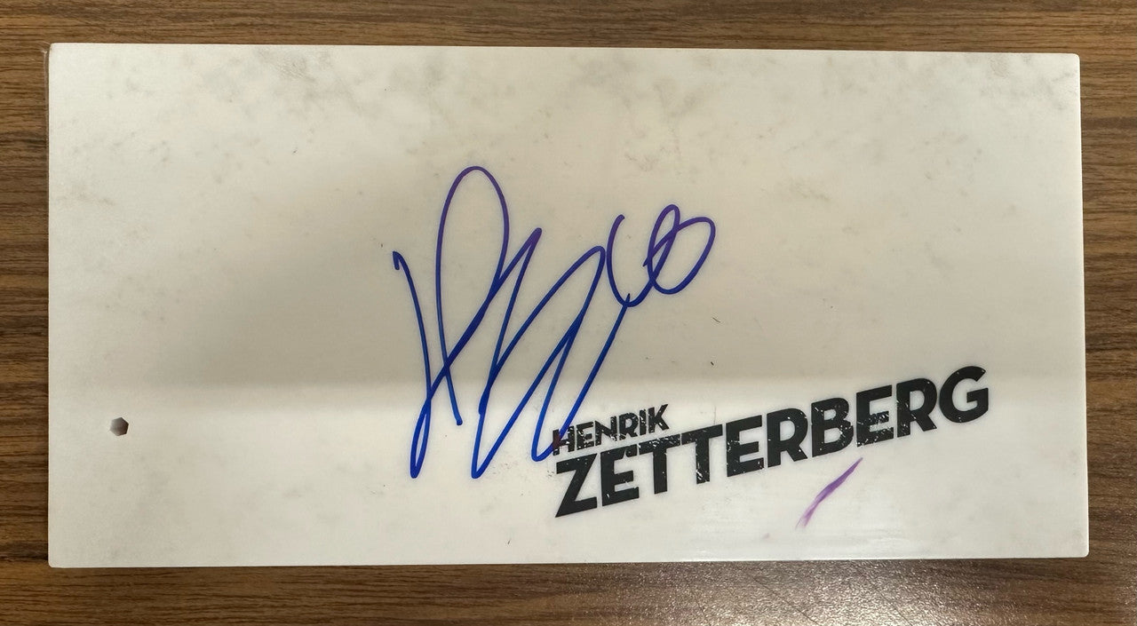 Henrik Zetterberg Signed Autographed McFarlane Figure JSA AK60639