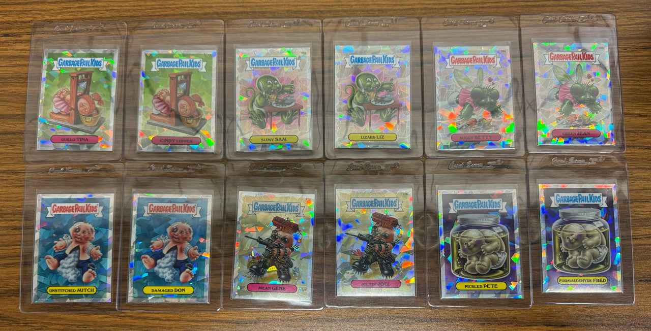 2013 Topps Garbage Pail Kids Chrome Series 1 Atomic Refractor Complete Set (110)