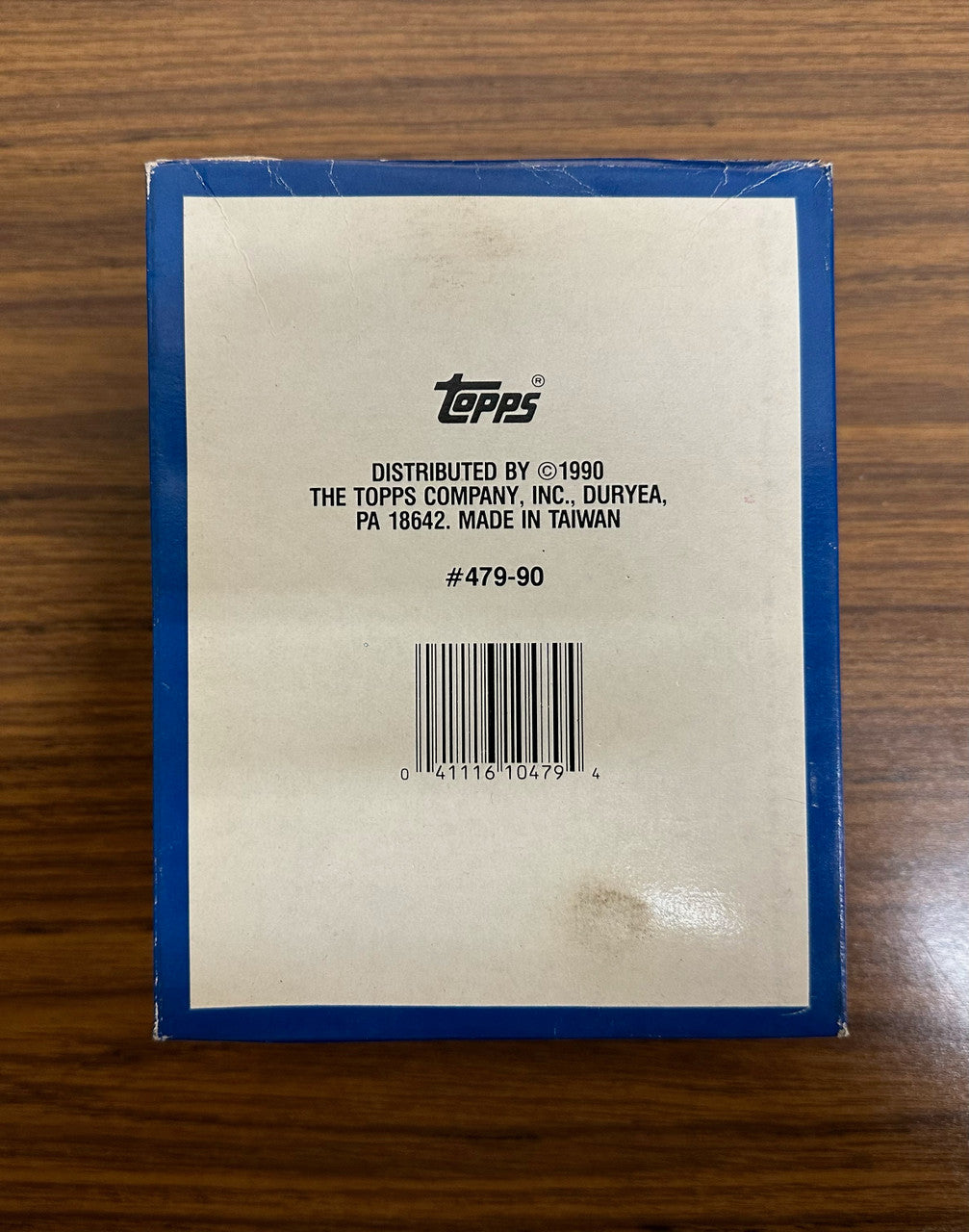 1990 Topps Heads Up Baseball Box w/ 24 Pin-Ups