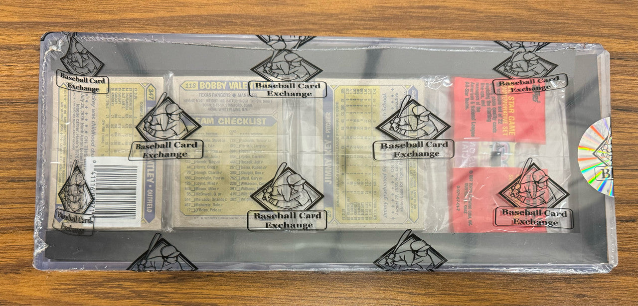 1987 Topps Baseball Rack Pack Barry Bonds RC On Top BBCE Wrapped Sealed