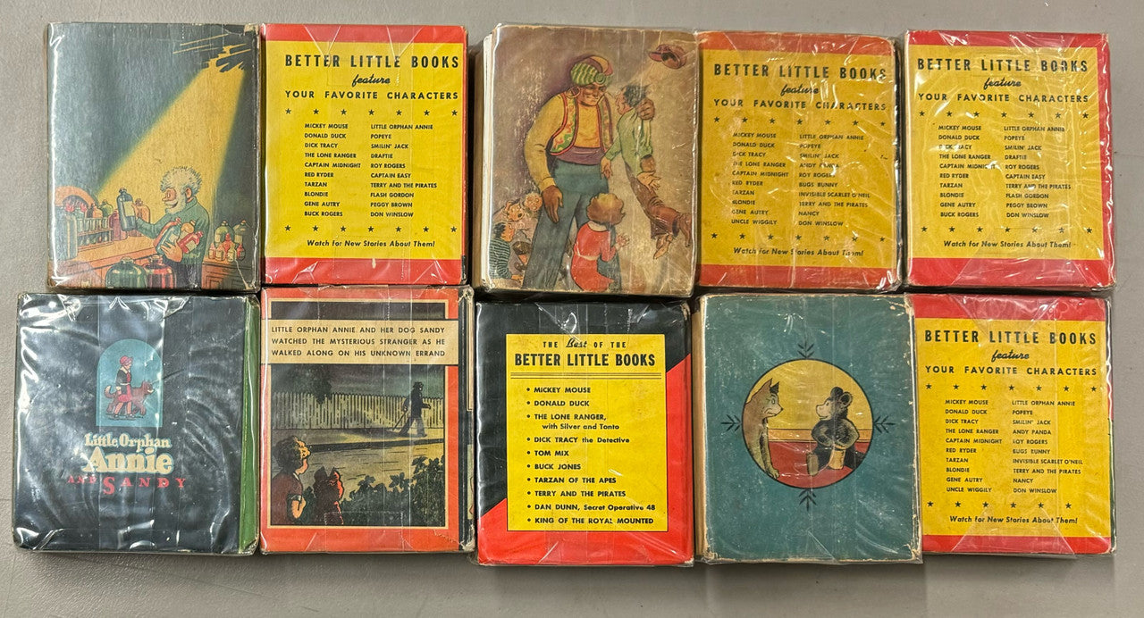 Big Little Books Little Orphan Annie Vintage Lot of 16