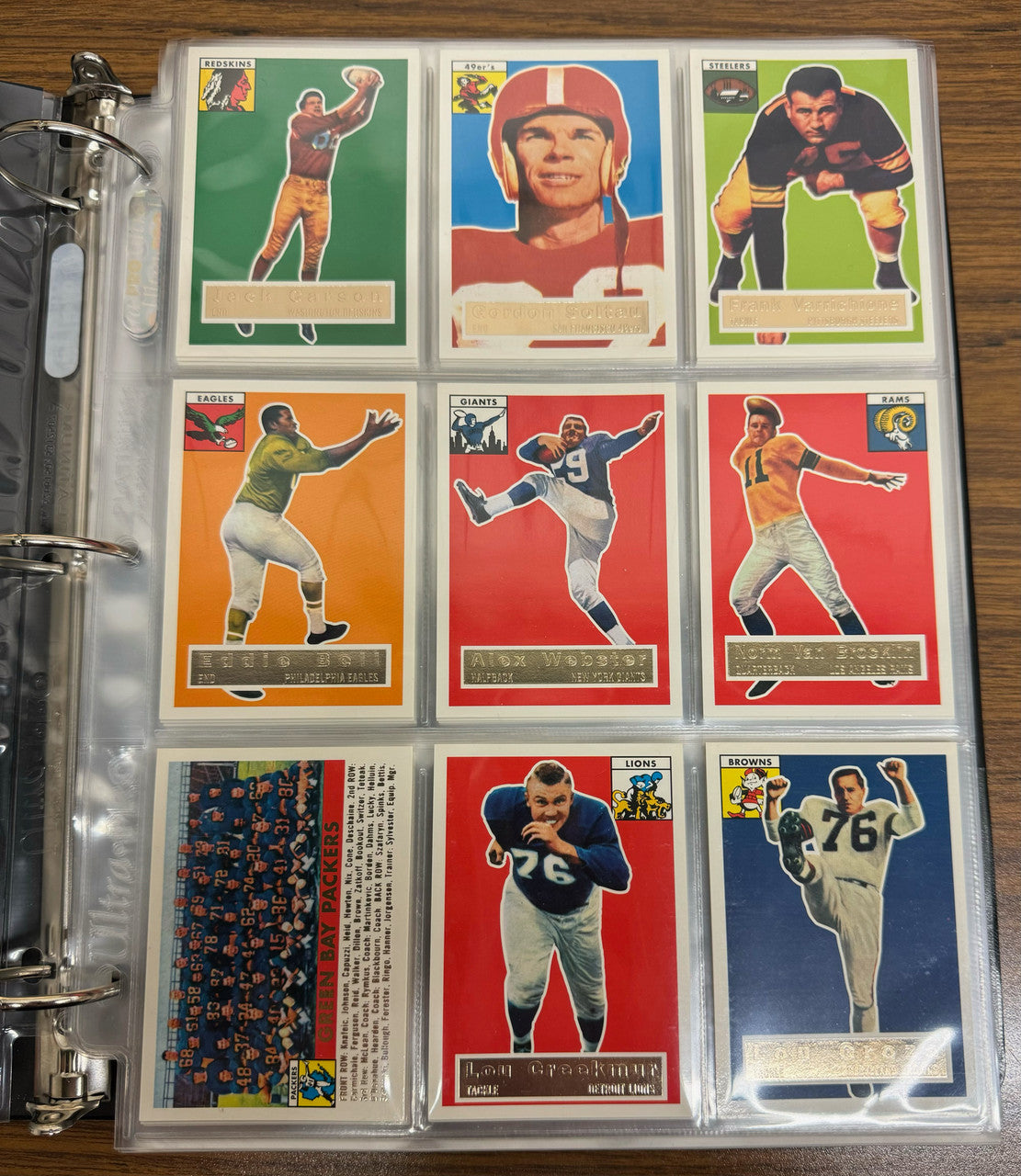 1994 Topps Archives 1956 & 1957 Football Gold Complete Sets 274 Cards