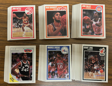 1989-90 Fleer Basketball Complete Set (168) w/Stickers (11) NM-MT