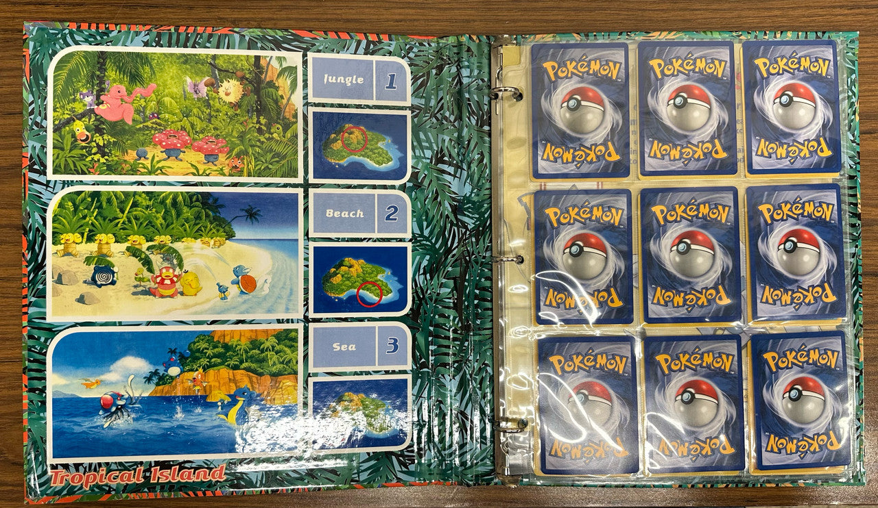 Pokemon Southern Island Collection Full 18 Card Set W/ Binder and Checklist