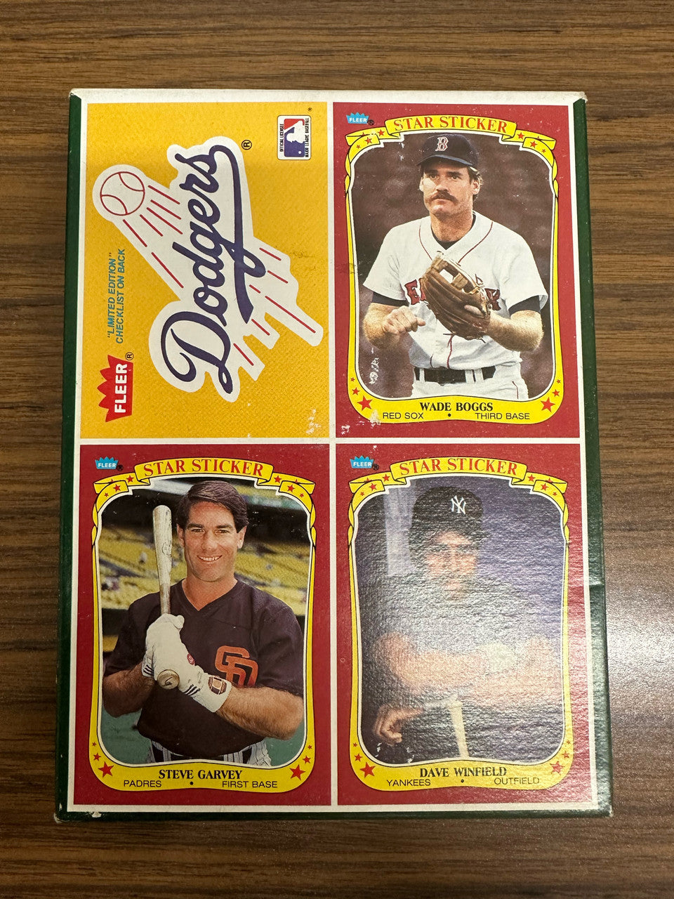 1986 Fleer Star Stickers Wax Box (36 Packs)