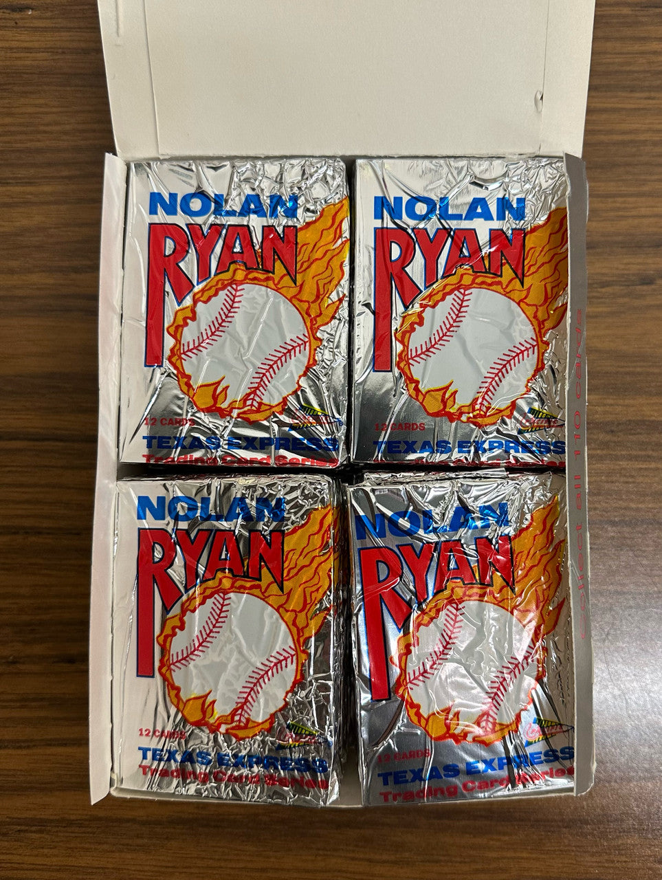 1991 Pacific Nolan Ryan Texas Express Baseball Box (36 Packs)