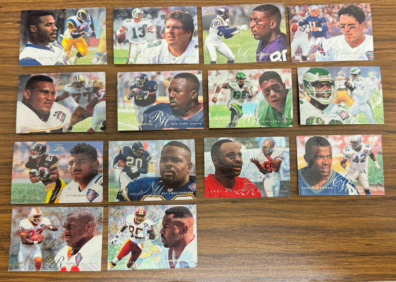 1995 Flair Preview Football Complete Set (30) Sanders Smith Marino ++