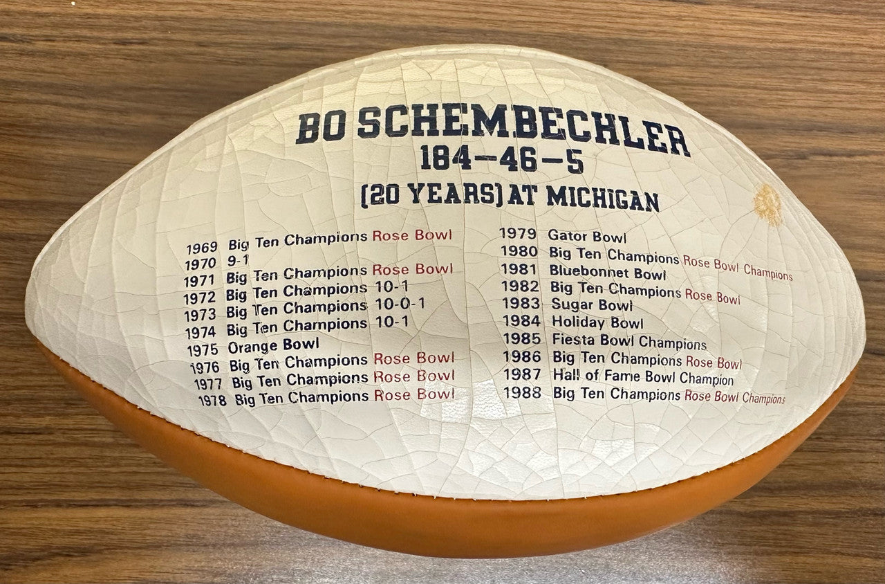 Reach A Tribute to "Bo" Schembechler Michigan Wolverines Football