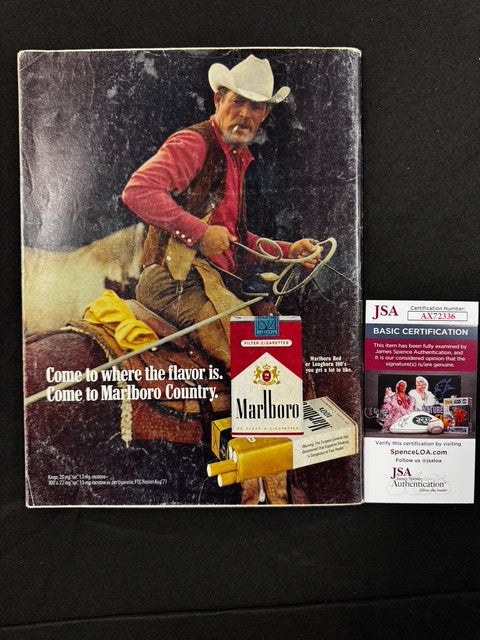 Joe Torre Signed Autographed 1972 Sports Illustrated Magazine JSA