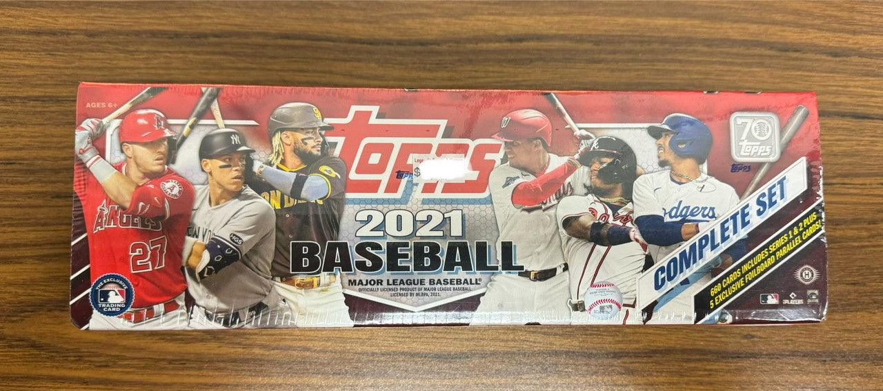 2021 Topps Baseball Complete Hobby Factory Set Sealed Red