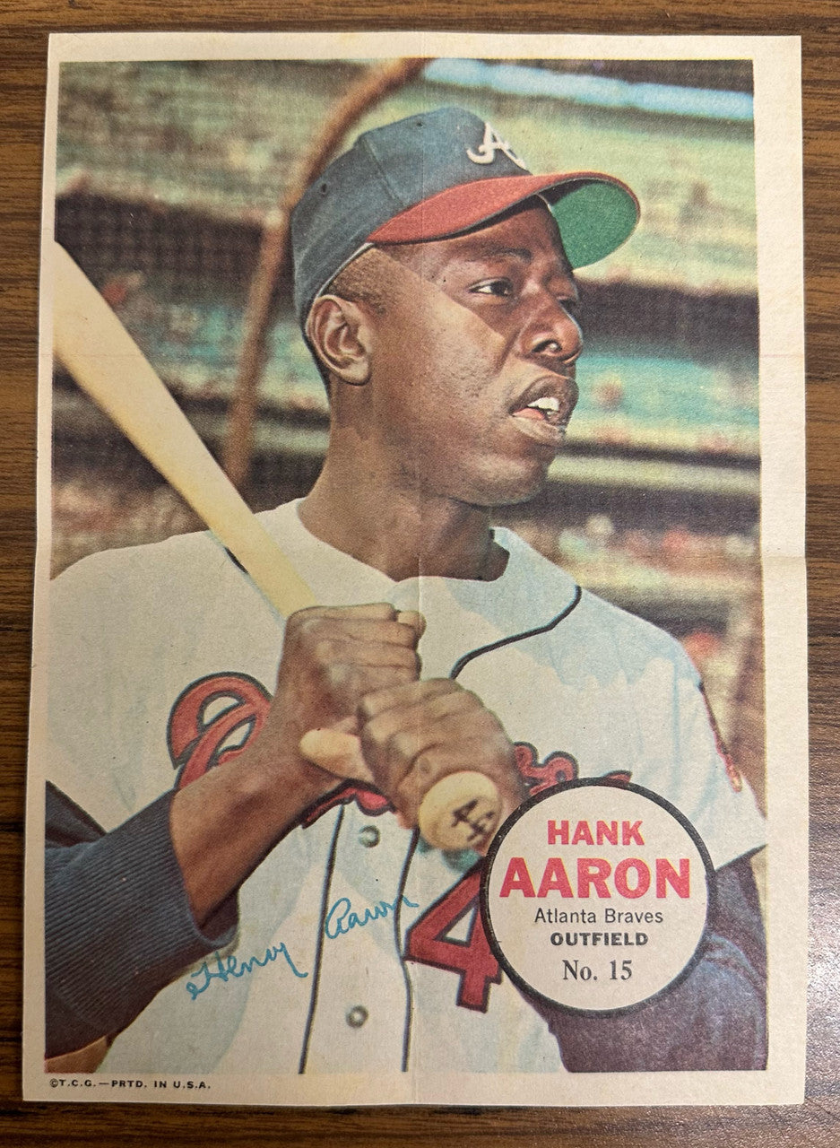 1967 Topps Posters Near Complete Set 27/32 Mantle Mays Aaron