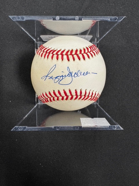 Reggie Jackson Signed Autographed Rawlings OAL Baseball JSA *4706