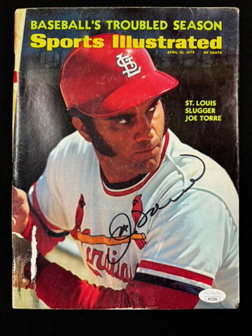 Joe Torre Signed Autographed 1972 Sports Illustrated Magazine JSA
