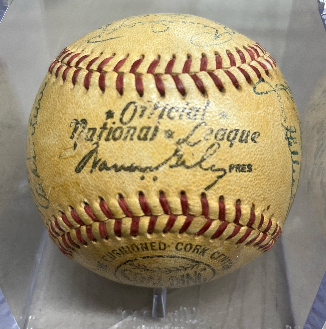 1954 Brooklyn Dodgers Team Signed ONL Baseball Jackie Robinson Duke Snider JSA
