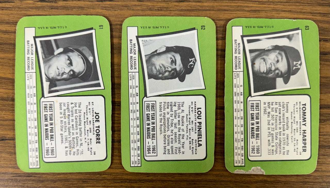 1971 Topps Baseball Super Complete Set (63) EX