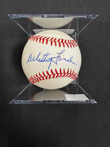 Whitey Ford Signed Autographed Rawlings OAL Baseball JSA *4718