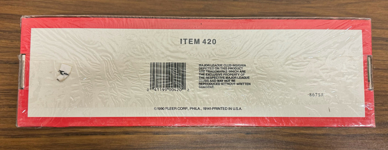 1990 Fleer Baseball Complete Factory Set Sealed