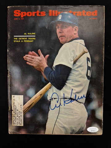 Al Kaline Signed Autographed 1967 Sports Illustrated Magazine JSA