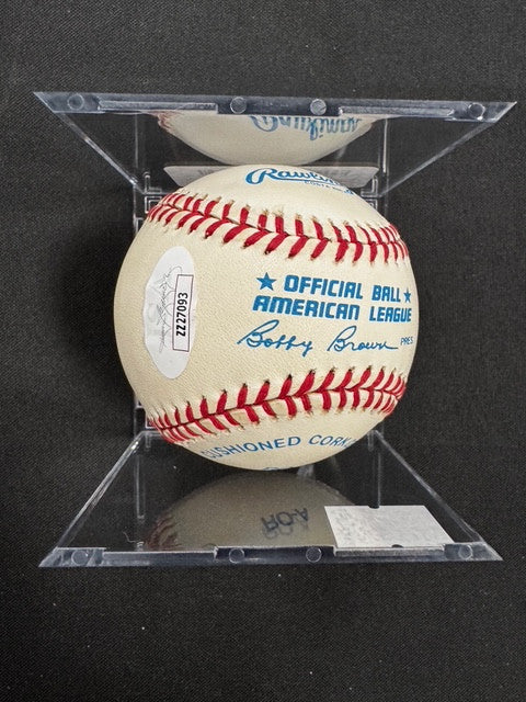 Mickey Mantle Signed Autographed Rawlings OAL Baseball JSA *7093