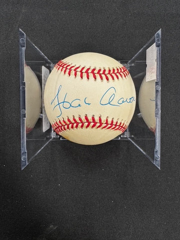Hank Aaron Signed Autographed Rawlings ONL Baseball Jackie Robinson JSA