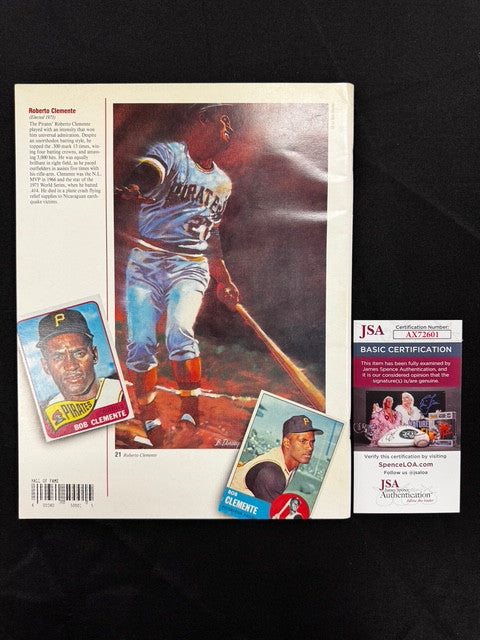 Dandridge Hunter Williams Signed Autographed 1987 HOF Yearbook JSA