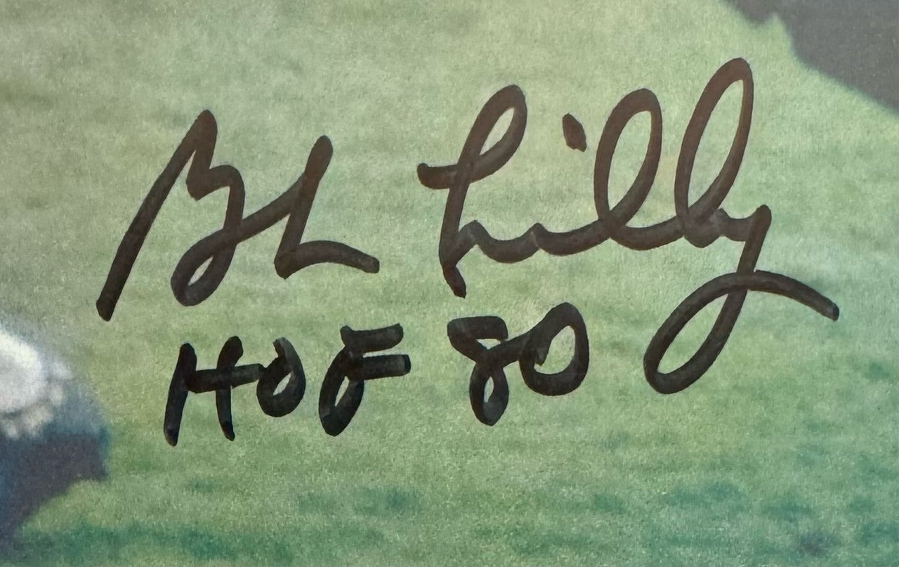 Bob Lilly Signed Autographed 8x10 Photo w/ Jim Brown JSA
