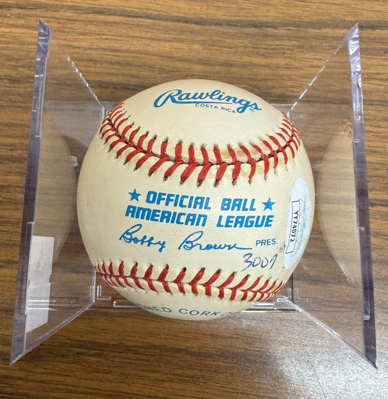 Ted Williams Signed Autographed Rawlings OAL Baseball JSA 4072