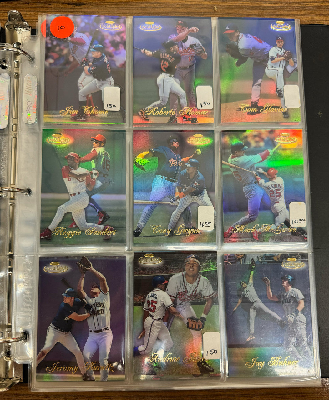 1998 Topps Gold Label Baseball Class 1 Complete Set (100) NM-MT
