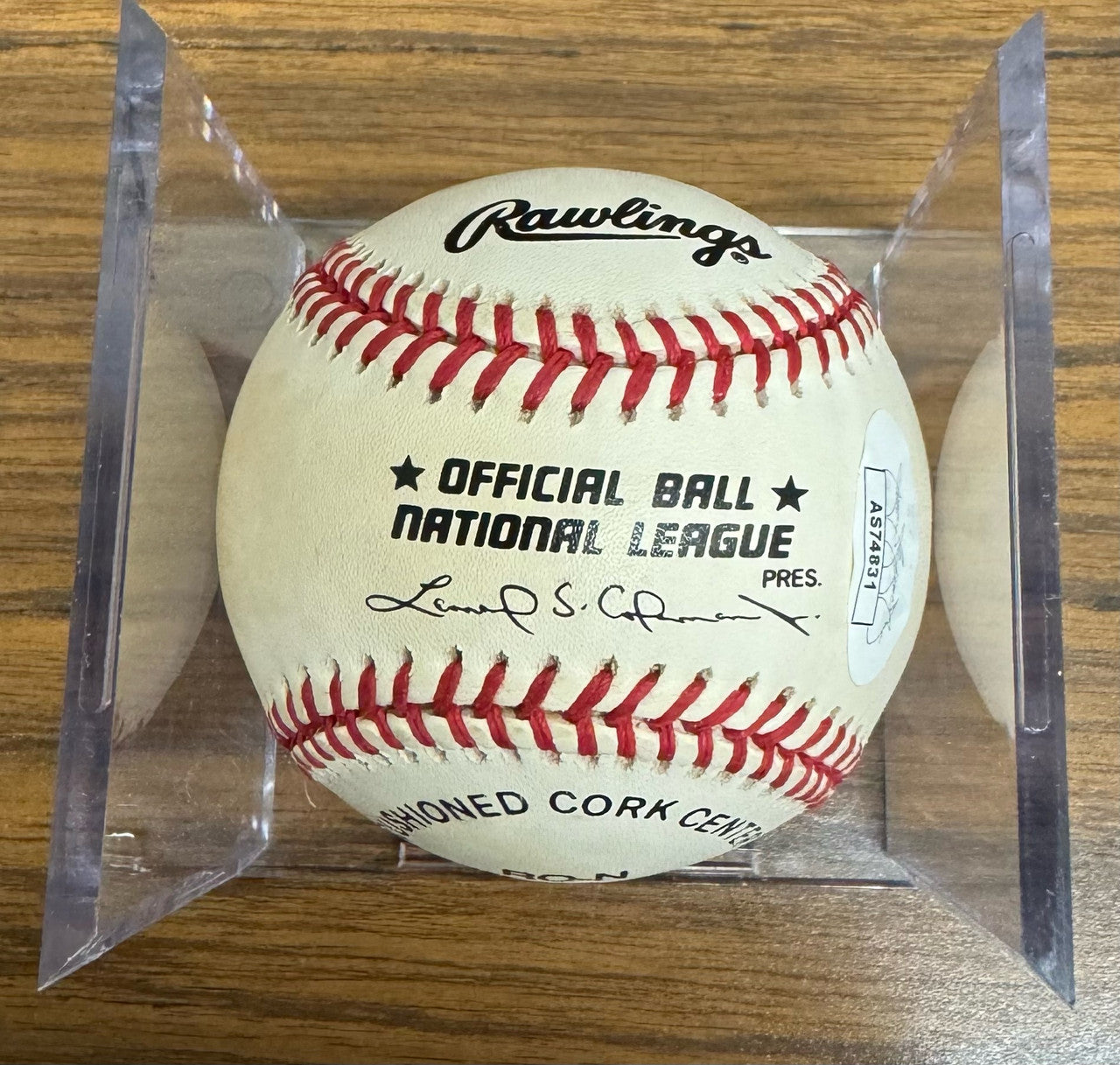 Dolph Camilli Signed Autographed Rawlings ONL Baseball JSA