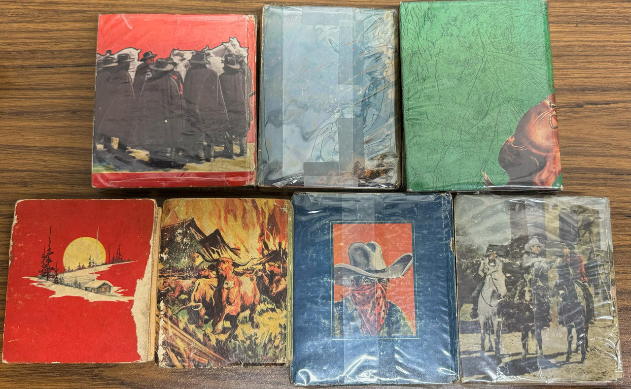 Western Big/Better Little Book Lot of 7 Gunsmoke Tim Mccoy Buck Jones