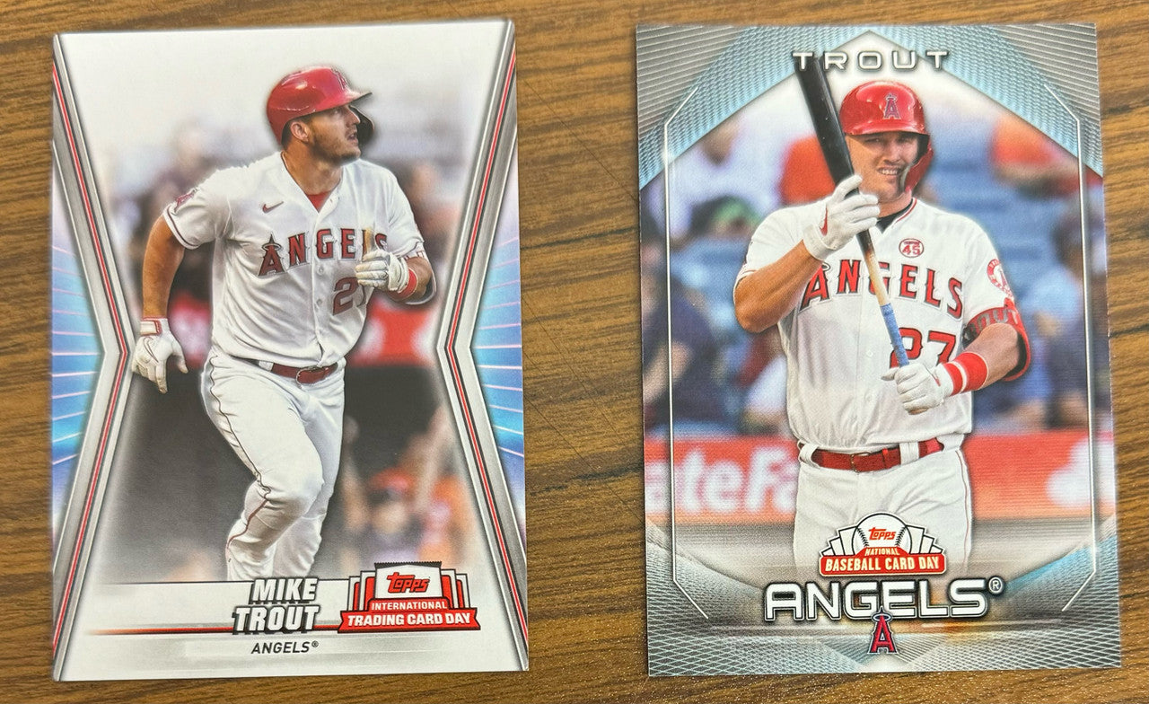2020 2023 Topps Trading Card Day Mike Trout Lot of 45 Cards