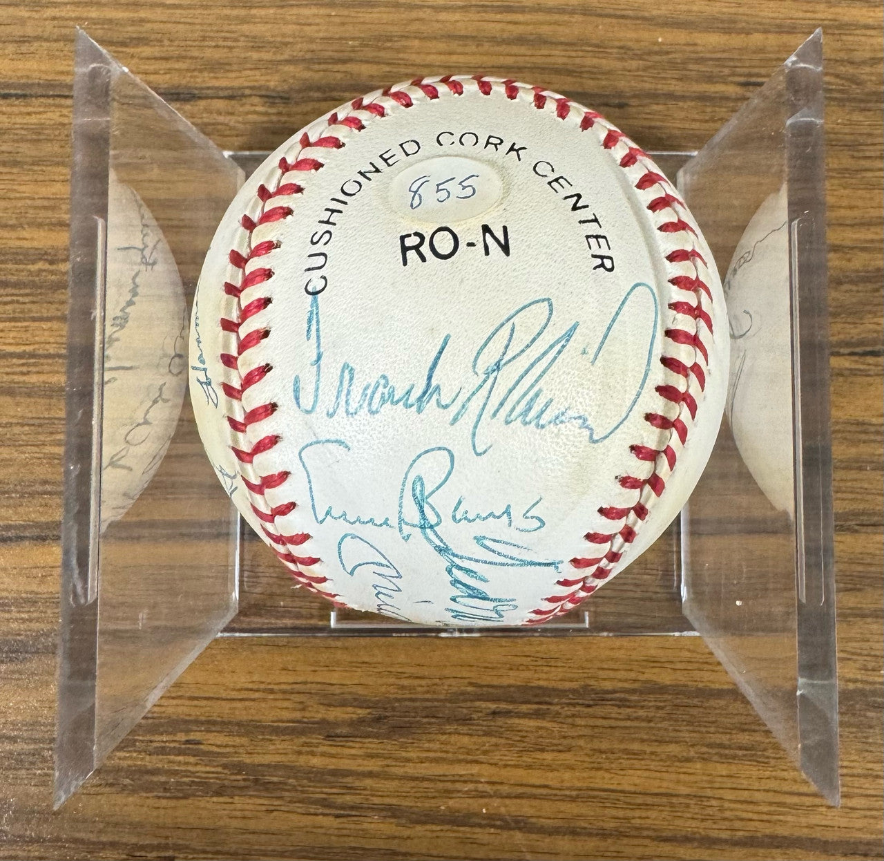 500 HR Club Signed Autographed ONL Baseball Mantle Williams Mays Aaron ++ JSA