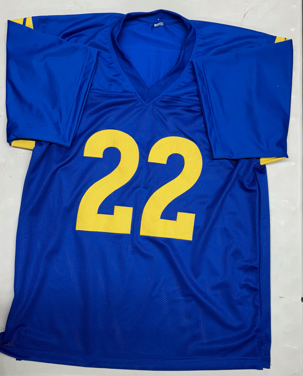 Blake Corum Signed Autographed Custom Rams Jersey XL BAS