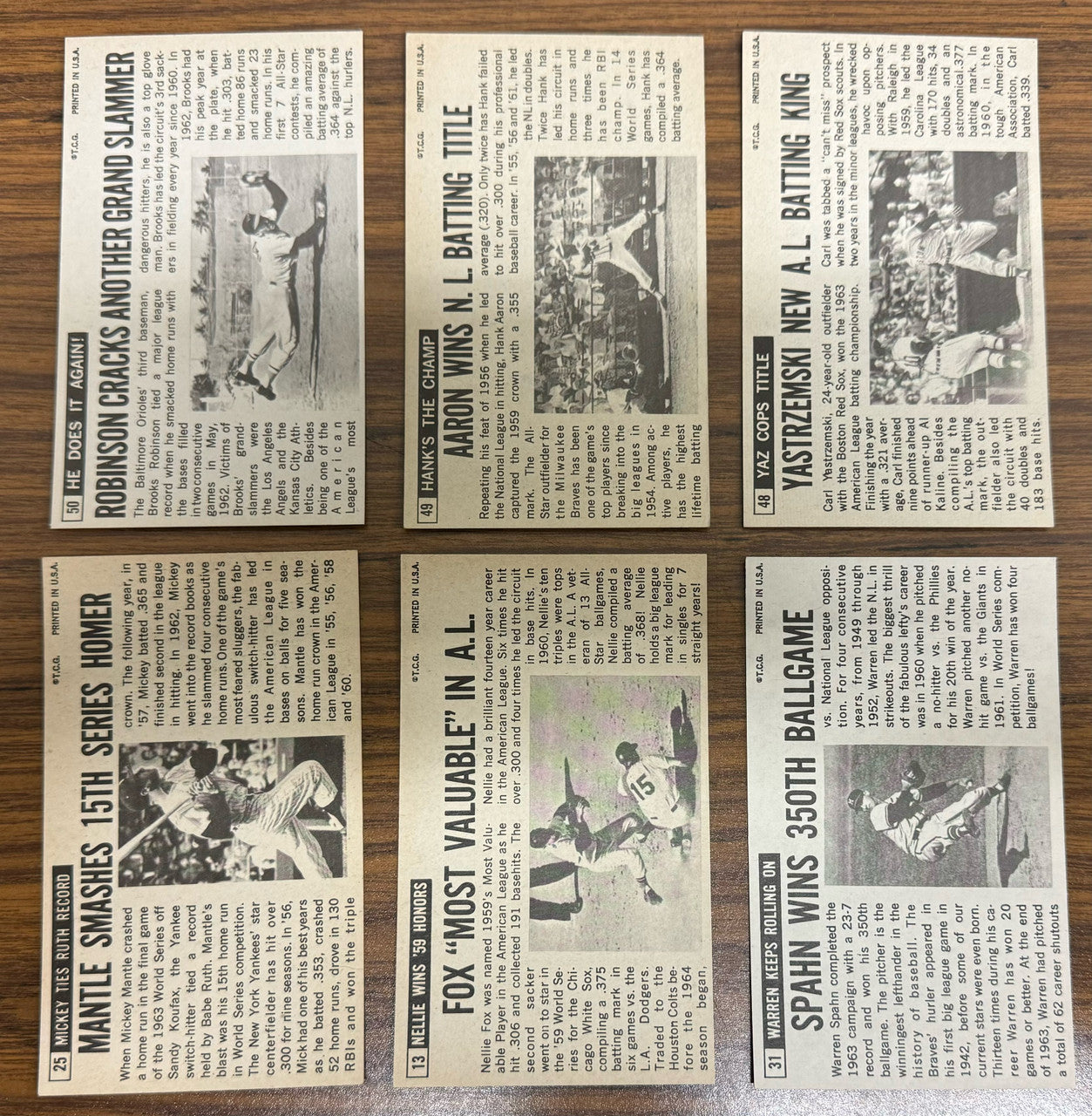 1964 Topps Giants Baseball Near Complete Set 53/60 EX/MT-NM