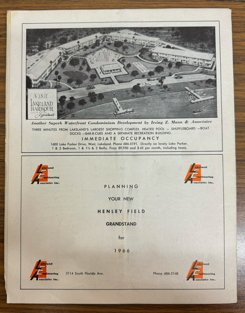 1965 Detroit Tigers Spring Training Guide and Scorebook (w/ Rod Carew)