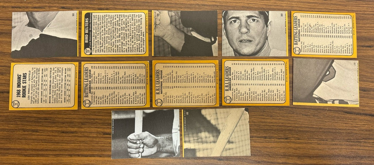 1968 Topps Baseball Near Complete Set 574/598 Overall EX+