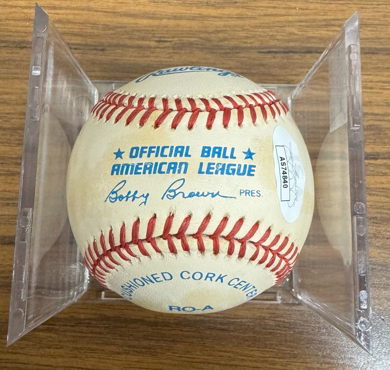 Alan Trammell Signed Autographed Rawlings OAL Baseball JSA
