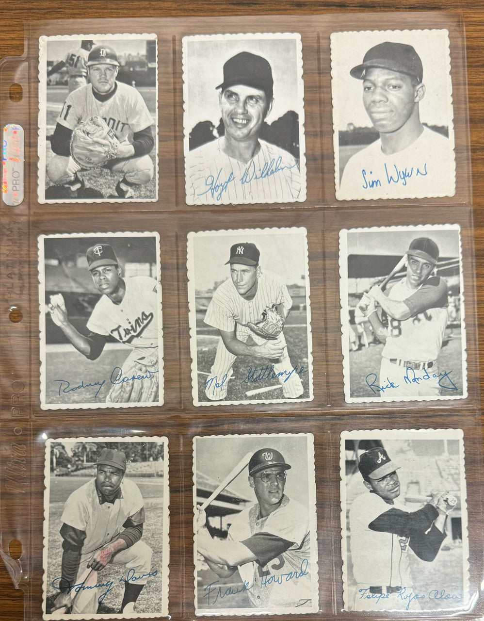 1969 Topps Deckle Edge Baseball Complete Set (33) VG-EX/MT