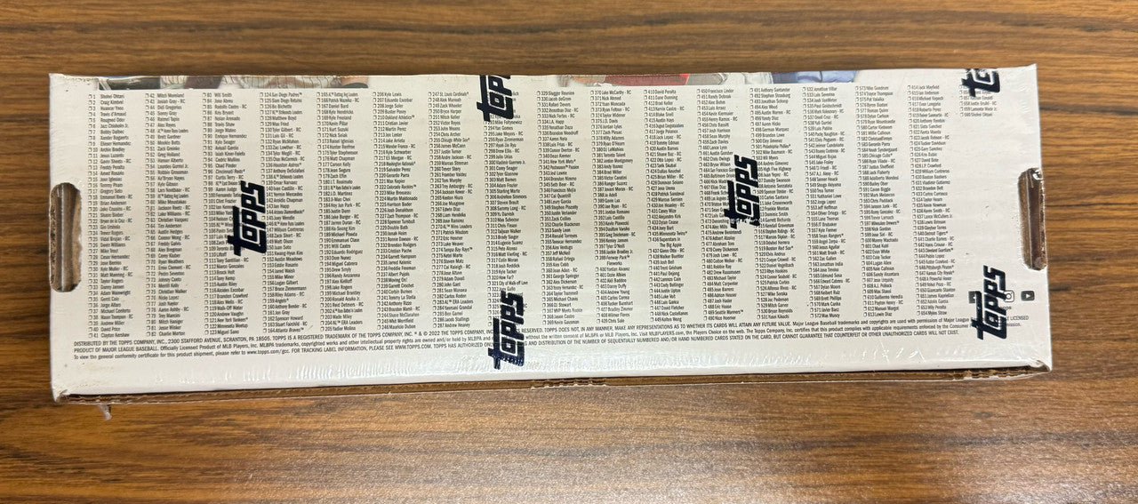 2022 Topps Baseball Complete Factory Set Red