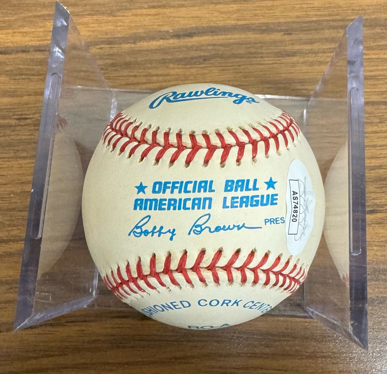 Aurelio Rodriguez Signed Autographed Rawlings OAL Baseball JSA