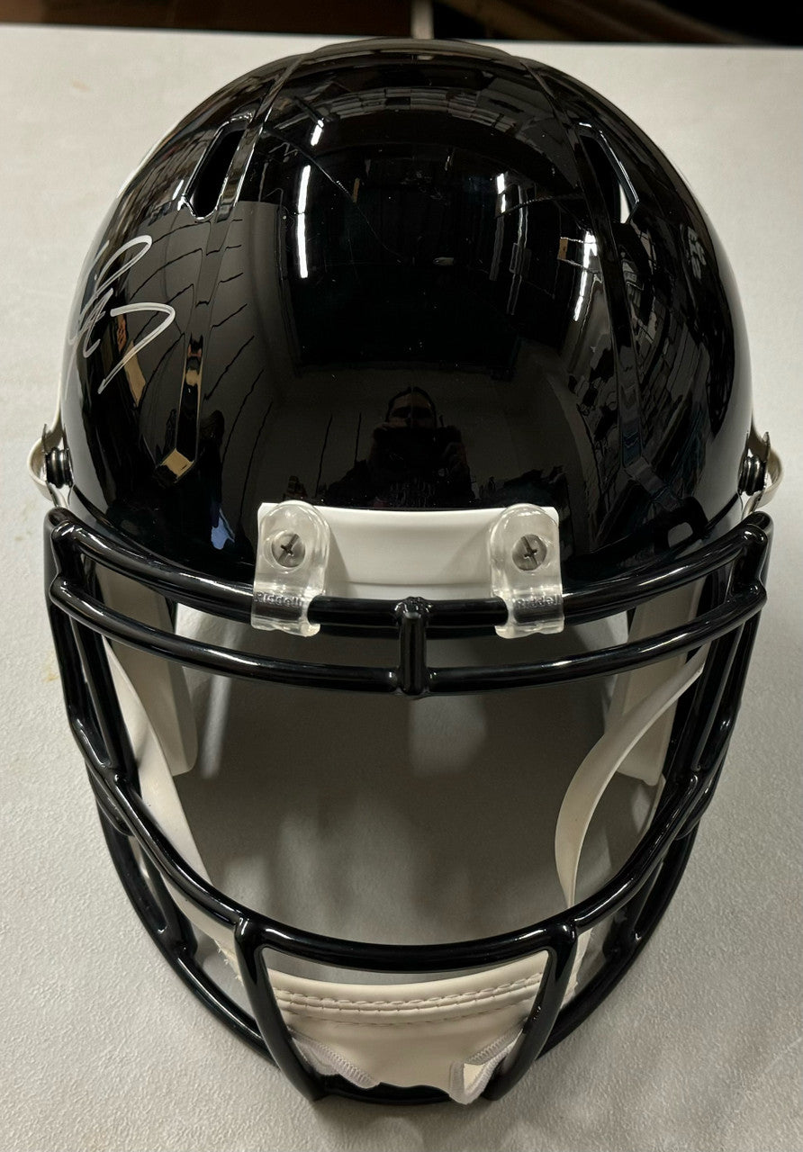 Michael Vick Signed Autographed Atlanta Falcons Throwback Full Size Helmet BAS