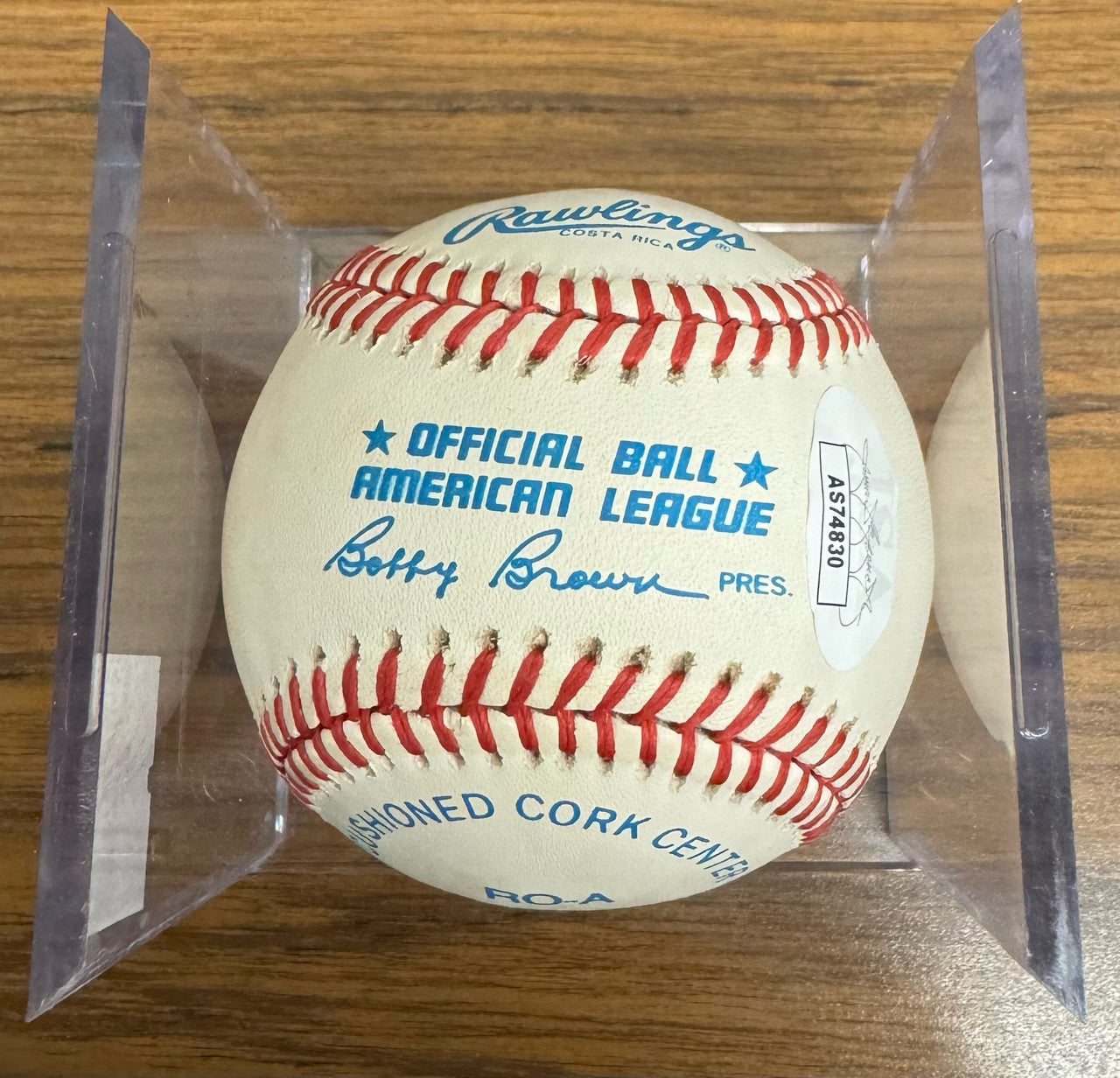 Mel Allen Signed Autographed Rawlings OAL Baseball JSA