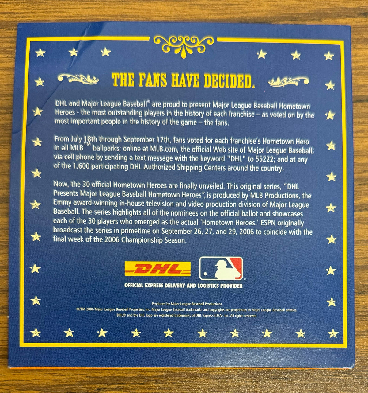2006 MLB Detroit Tigers Playoff/World Series Package (Tickets Program Pin DVD)