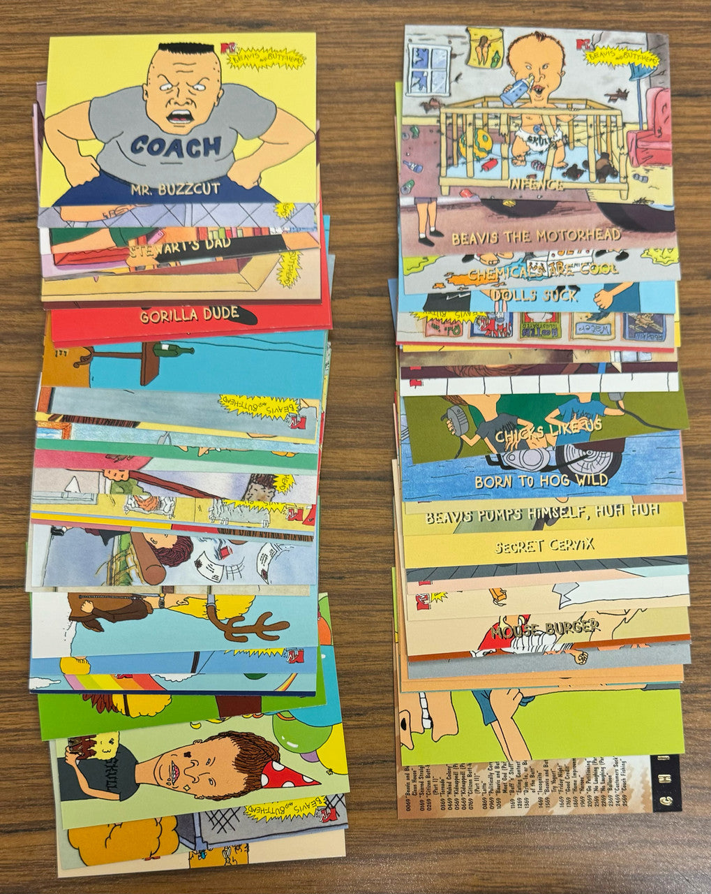 1994 Fleer Ultra MTV Beavis and Butt-Head Near Complete Set 137/150 NM