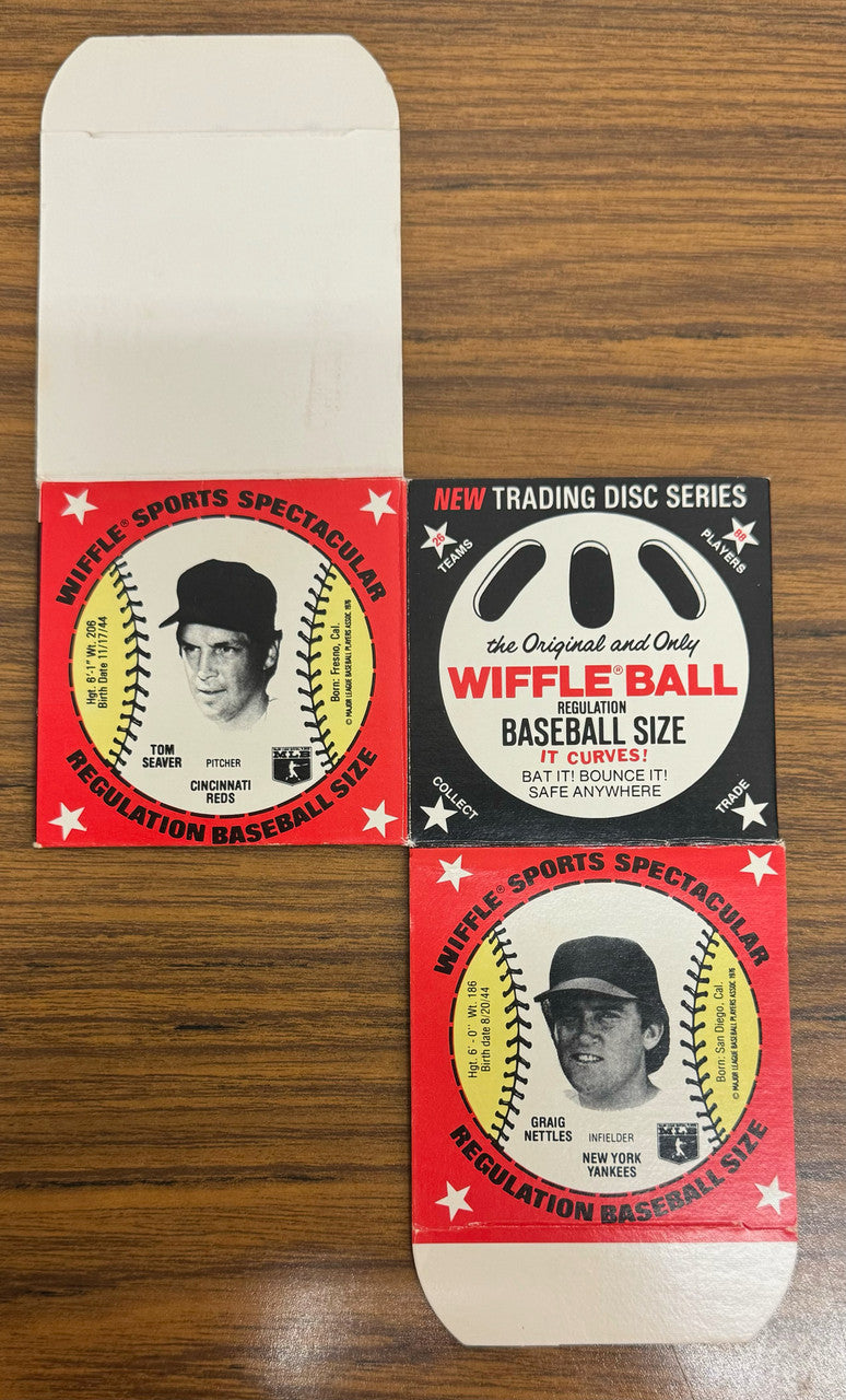 1977 Wiffle Ball Complete Box Tom Seaver Jon Matlack Graig Nettles