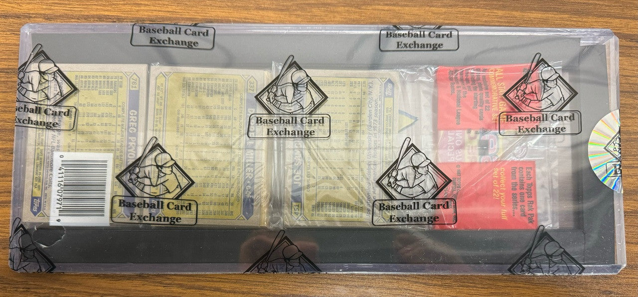 1987 Topps Baseball Rack Pack Bonds RC on Top BBCE Wrapped and Sealed